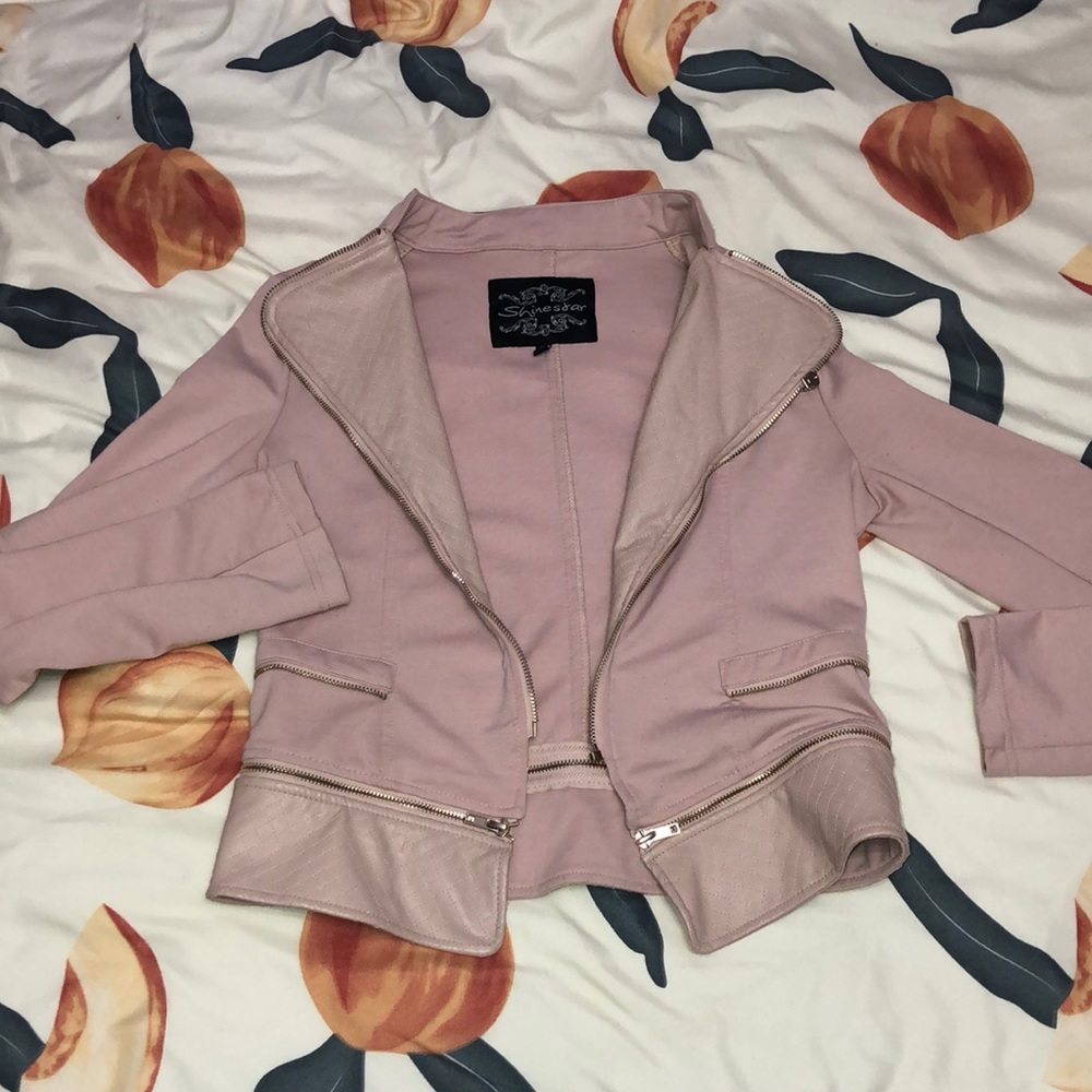 Blazer Jacket zipper accents